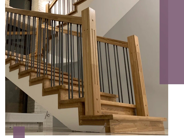 Реставрация деревянных и металлических лестниц в Бугульме