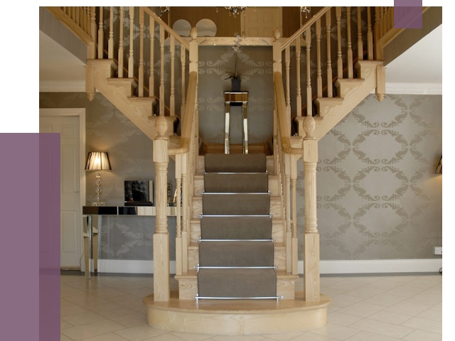 Монтаж деревянных лестниц в Бугульме от 7530 руб. 