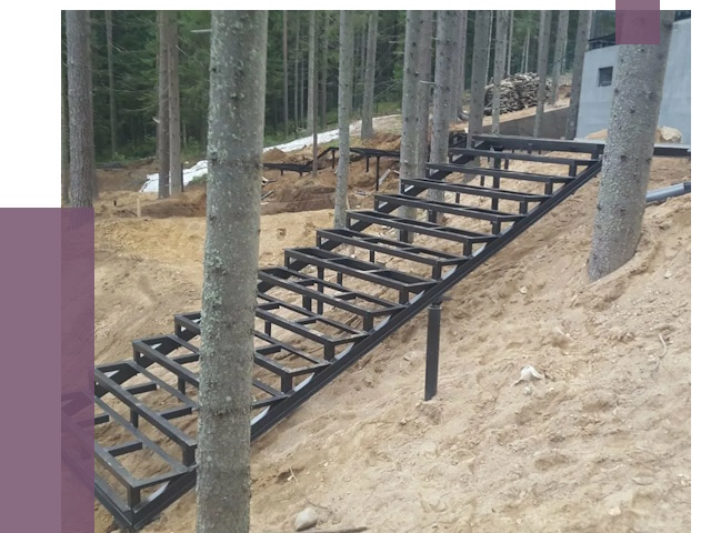 Монтаж металлических лестниц в Бугульме от 13393 руб. 