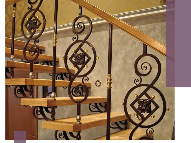 Изготовление кованых лестниц под ключ в Бугульме