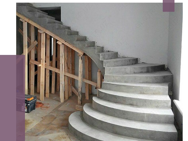 Изготовление бетонных лестниц под ключ в Бугульме от 19711 руб. | ПРОЛЁТ-Бгл