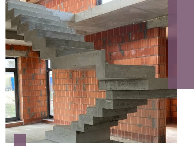 Изготовление бетонных лестниц под ключ в Бугульме