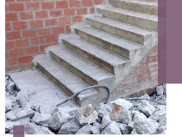 Демонтаж бетонных лестниц в Бугульме: быстро и безопасно