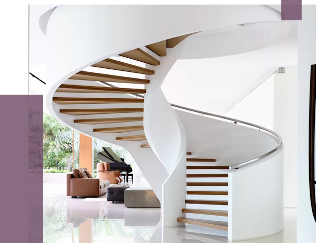 Винтовые лестницы в Бугульме под ключ от 48013 руб. | ПРОЛЁТ-Бгл