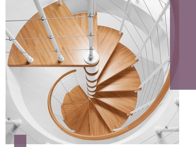 Изготовление винтовых лестниц под ключ в Бугульме