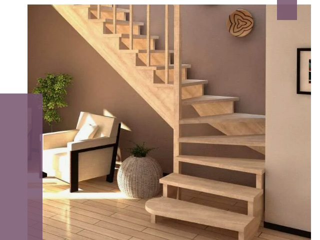 Изготовление Г-образных лестниц в Бугульме от 18700 руб. 