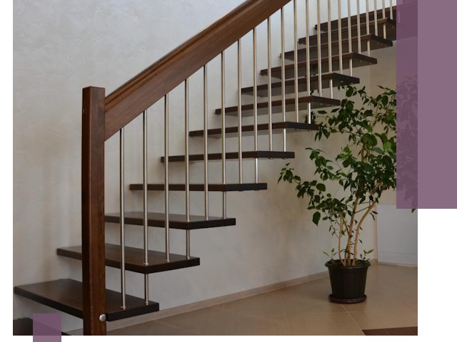 Лестницы на больцах под ключ в Бугульме – изготовление и монтаж