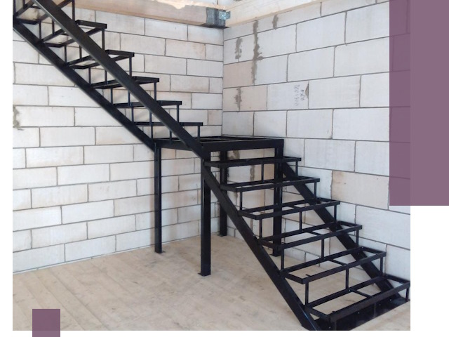 Лестницы на металлокаркасе под ключ в Бугульме — изготовление и монтаж