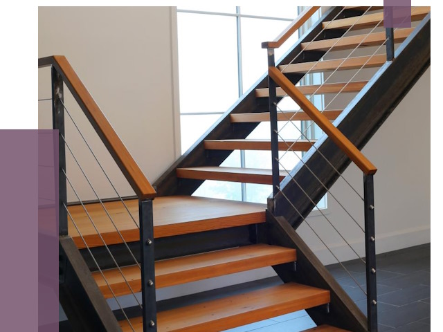 Изготовление лестниц на металлокаркасе в Бугульме от 18700 руб. | ПРОЛЁТ-Бгл