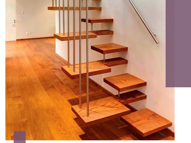 Лестницы «гусиный шаг» на заказ в Бугульме для узких пространств