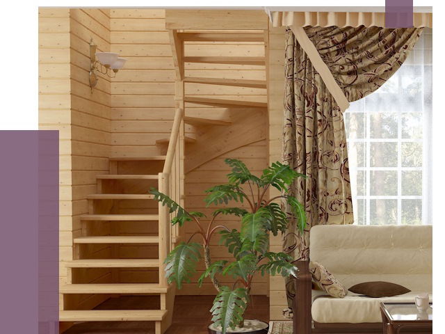 Лестницы для дачи в Бугульме от 75052 руб.  | ПРОЛЁТ-Бгл