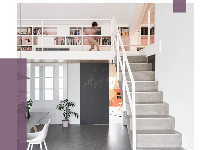 Лестницы для двухуровневой квартиры в Бугульме от 174363 руб. | ПРОЛЁТ-Бгл