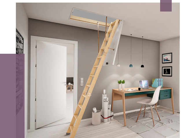 Чердачные лестницы в Бугульме — от 14404 руб. | ПРОЛЁТ-Бгл