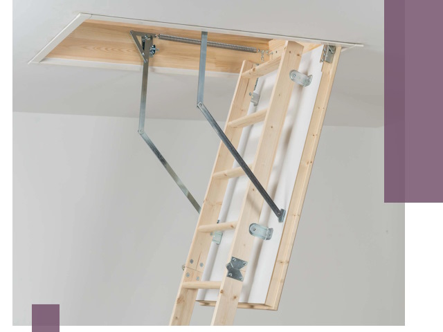 Установка чердачной лестницы под ключ в Бугульме