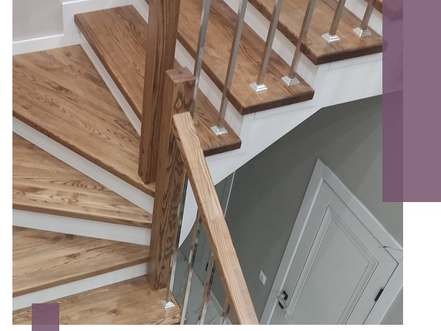 Обшивка металлических лестниц под ключ в Бугульме