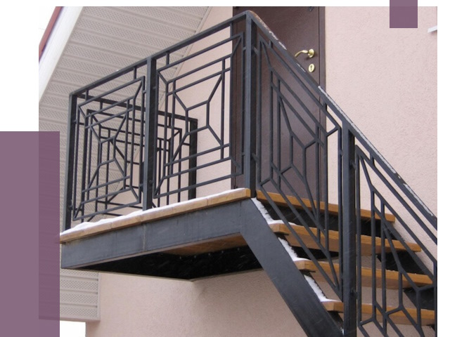 Металлические перила в Бугульме от 4245 руб.  | ПРОЛЁТ-Бгл