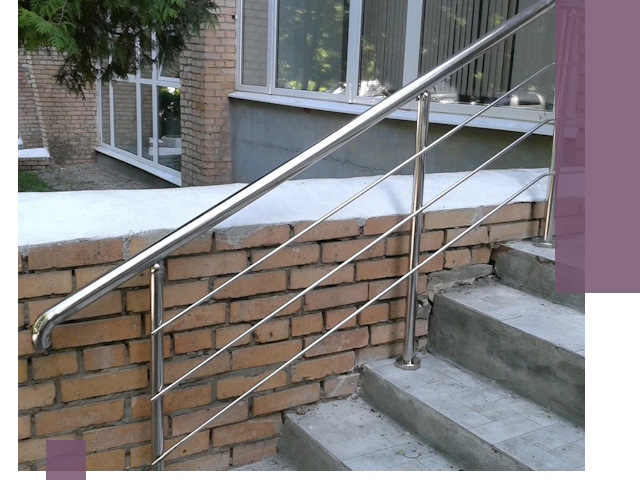 Перила из нержавеющей стали высокого качества в Бугульме