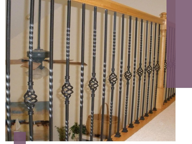Изготовление и монтаж кованных перил в Бугульме под ключ