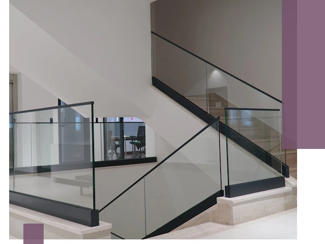 Стеклянные перила премиум-класса с установкой в Бугульме