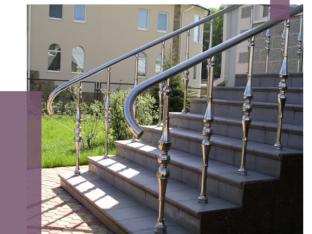 Перила для крыльца в Бугульме от 10613 руб. — монтаж ПРОЛЁТ-Бгл