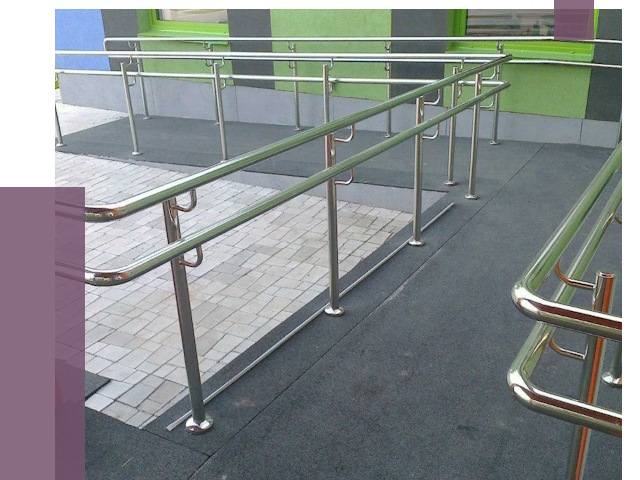 Ограждения пандусов в Бугульме от 4296 руб. монтаж | ПРОЛЁТ-Бгл