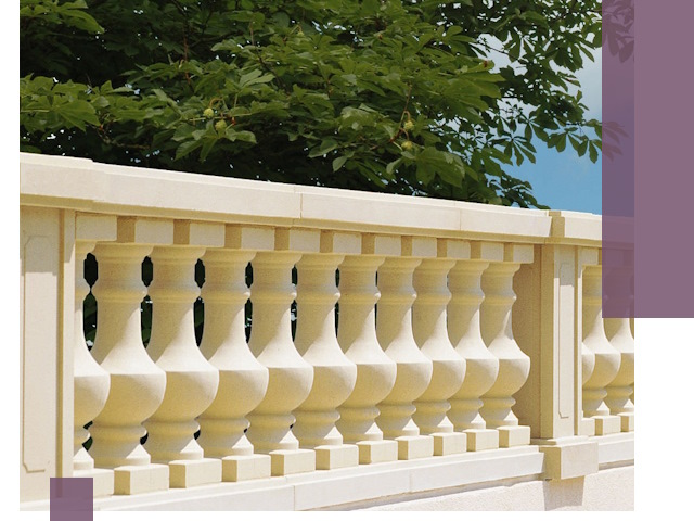 Установка балюстрады в Бугульме: изготовление и монтаж под ключ