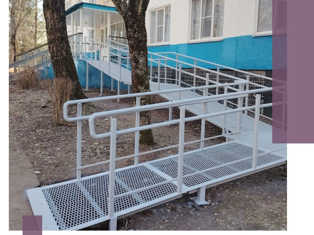 Пандусы под ключ в Бугульме: изготовление, монтаж и демонтаж