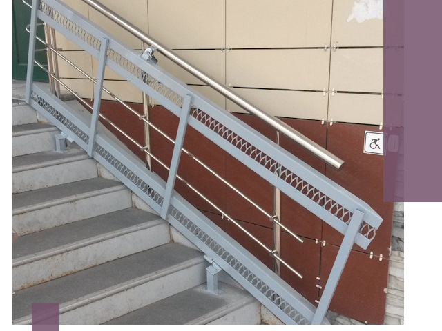 Изготовление откидных пандусов под ключ в Бугульме