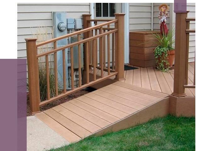 Пандус на крыльцо в Бугульме под ключ от 7682 руб.