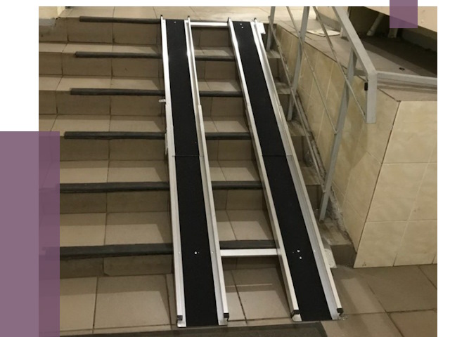 Установка пандуса в подъезд в Бугульме от 7884 руб. под ключ | ПРОЛЁТ-Бгл