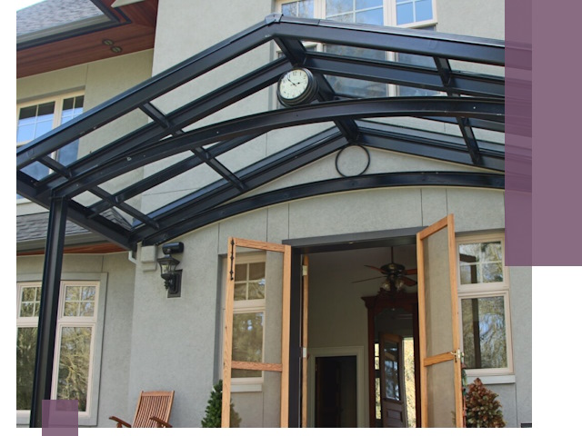 Изготовление и монтаж навесов и козырьков в Бугульме