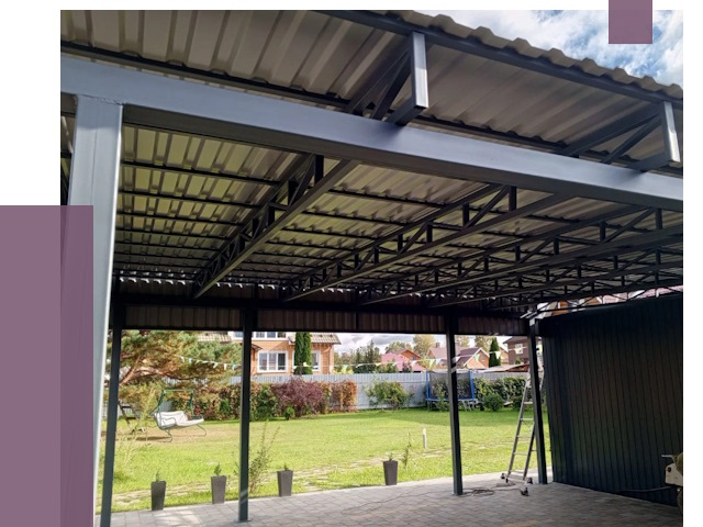 Монтаж навесов в Бугульме от 7278 руб. — установка навеса | ПРОЛЁТ-Бгл