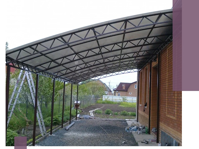 Профессиональный монтаж навесов под ключ в Бугульме