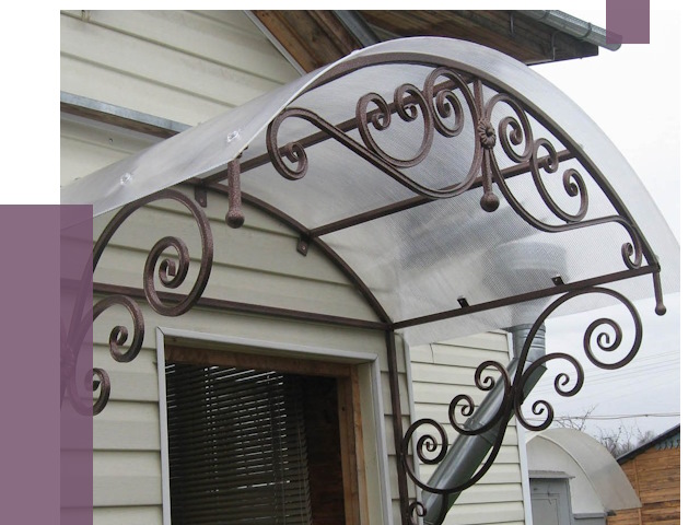 Изготовление козырьков в Бугульме от 7278 руб. — заказать | ПРОЛЁТ-Бгл