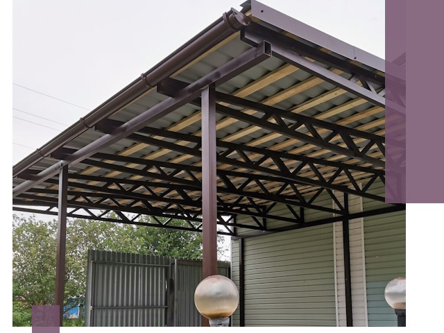 Навесы под ключ в Бугульме: изготовление, монтаж и гарантия