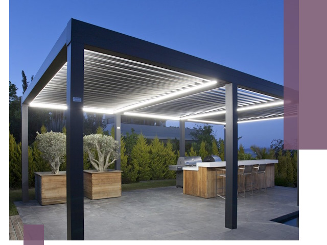 Навесы отдельно стоящие под ключ в Бугульме из металла и поликарбоната