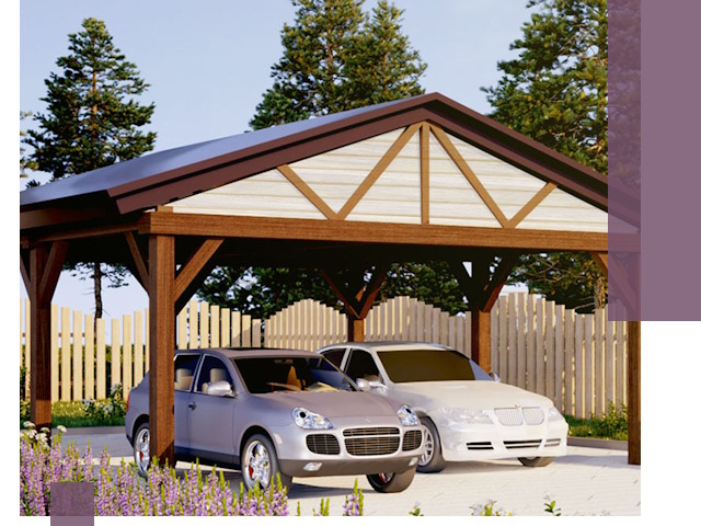 Навесы для автомобиля в Бугульме — изготовление и монтаж