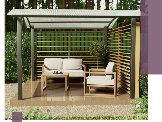 Навесы для дачи в Бугульме: изготовление, монтаж и демонтаж