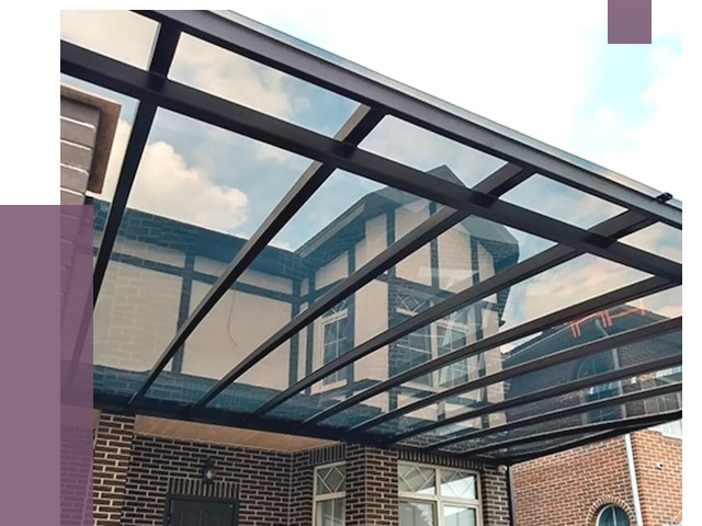 Навесы из поликарбоната в Бугульме от 8511 руб. под ключ — ПРОЛЁТ-Бгл