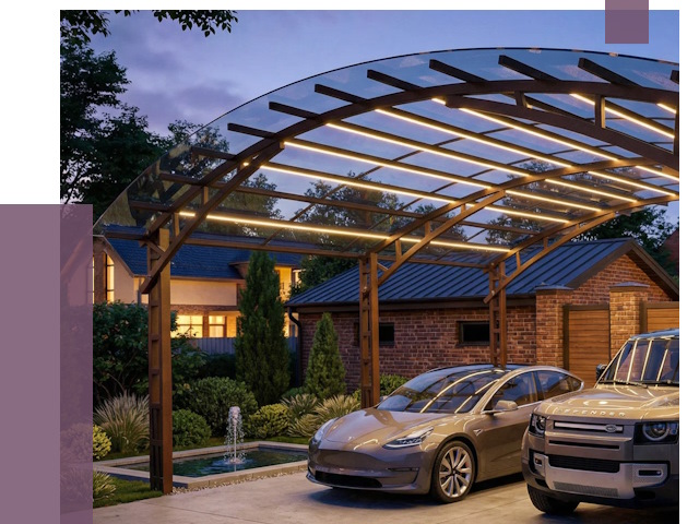 Металлические навесы в Бугульме от 12534 руб. под ключ — ПРОЛЁТ-Бгл