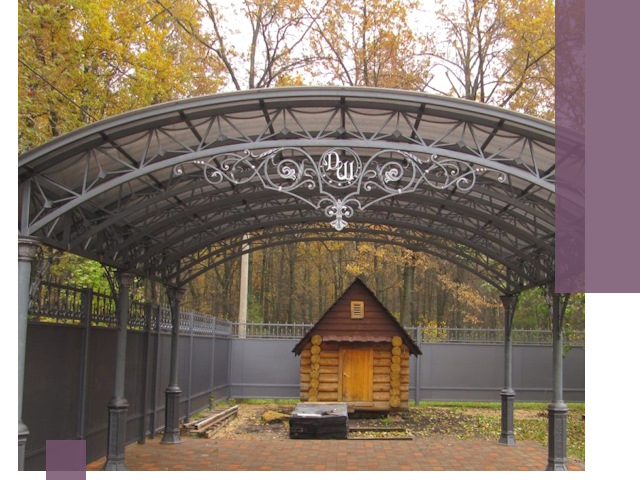 Кованые навесы премиум-класса под заказ в Бугульме