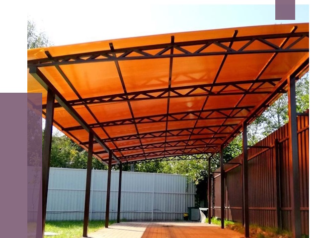 Односкатные навесы под ключ в Бугульме от 12989 руб. 