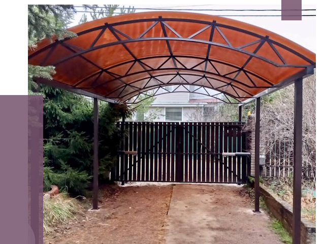 Арочные навесы в Бугульме от 12584 руб. — изготовление и монтаж | ПРОЛЁТ-Бгл