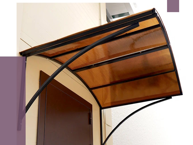 Недорогие козырьки в Бугульме от 7500 руб.  | ПРОЛЁТ-Бгл