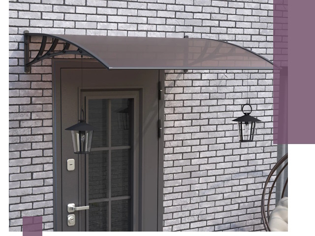 Недорогие козырьки и навесы под ключ в Бугульме