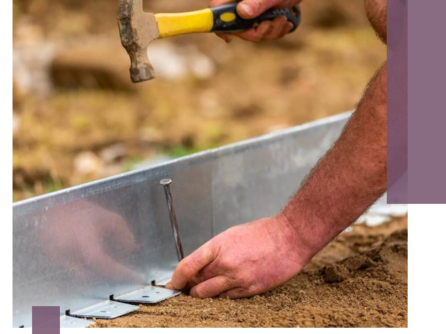 Монтаж металлических бордюров в Бугульме быстро и качественно