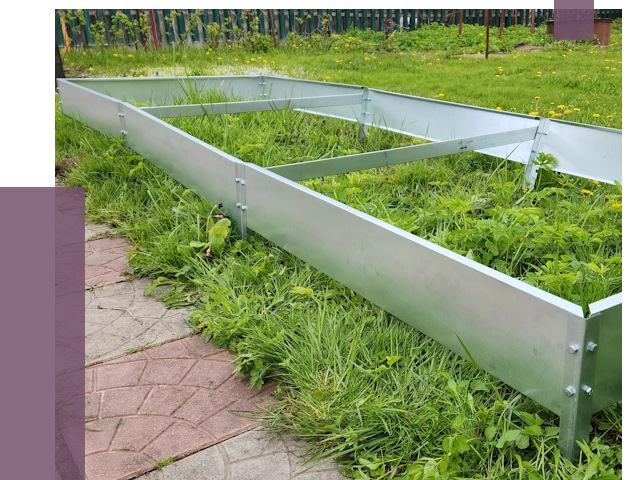 Металлические бордюры для грядок в Бугульме от 1769 руб.