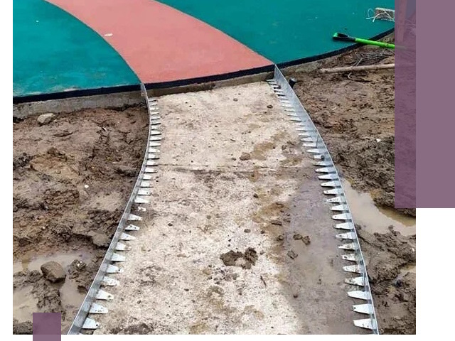 Металлические бордюры для дорожек в Бугульме — монтаж и изготовление