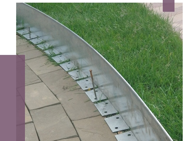 Металлические бордюры для тротуаров в Бугульме от 8592 руб.