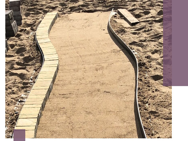 Металлические бордюры для тротуаров в Бугульме — прочные и долговечные